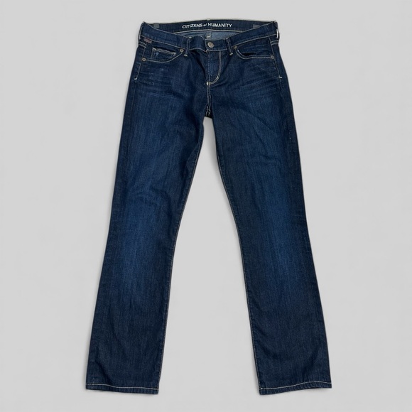 Citizens of Humanity Ava Low Rise Straight Leg Denim Jeans Women Size 27 - Picture 1 of 7